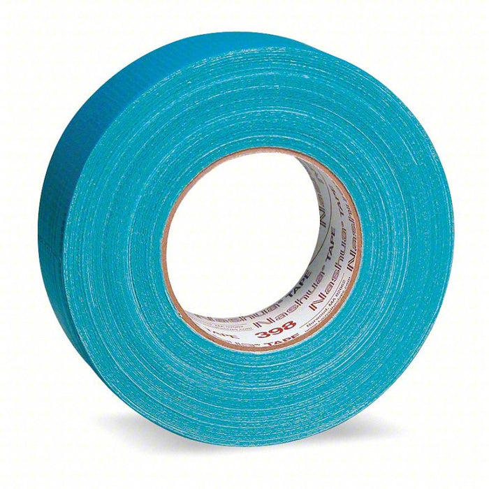 Duct Tape: Nashua, 398, Std Duty, 1 7/8 in x 60 yd, Blue, Pack Qty: 1
