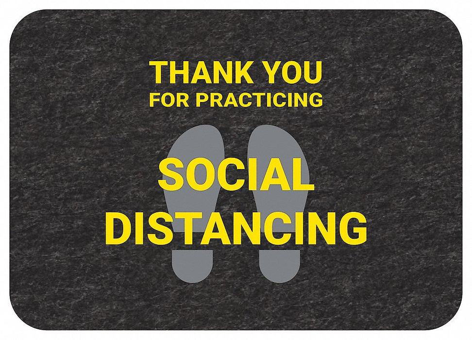 Social Distance Floor Sign PK4