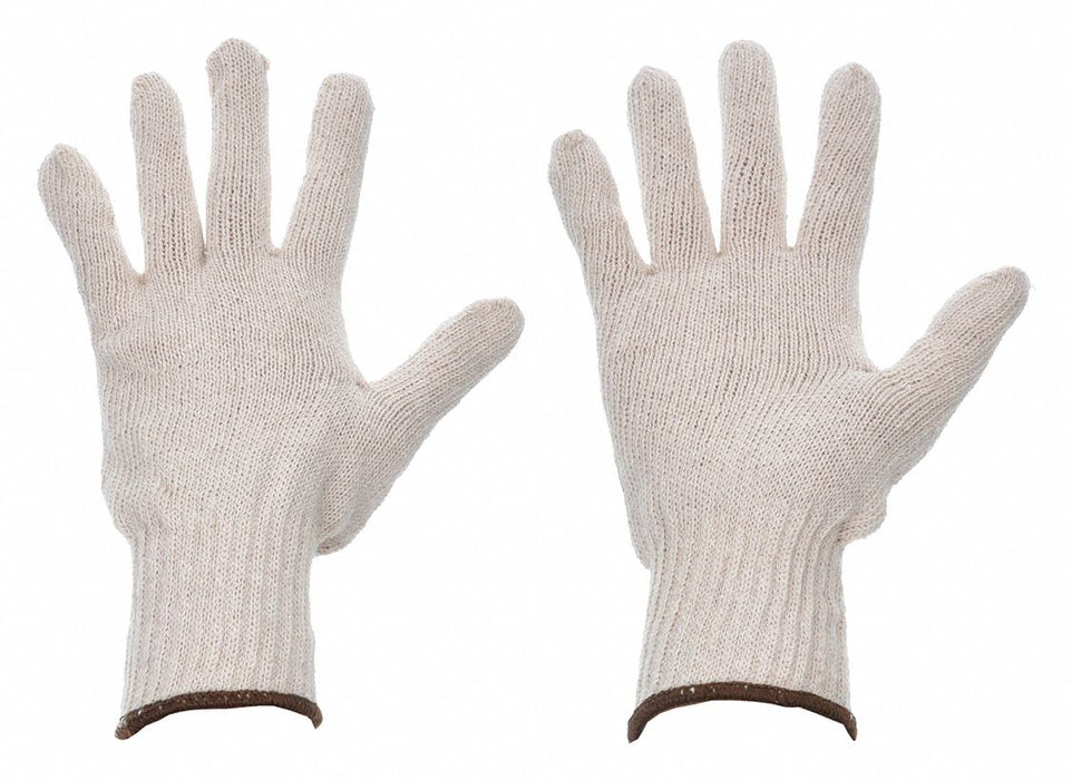 D1765 Knit Gloves L Natural PK144
