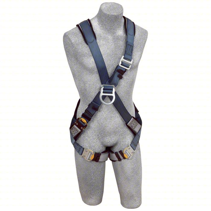 Full Body Harness: Climbing, Crossover Harness, Quick-Connect, Mating, M, Steel D-Rings