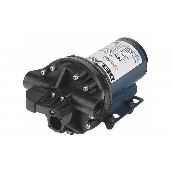 Diaphragm Pump: Electric, 5850-201C-SB, Demand Pressure Switch, Polypropylene, FNPT