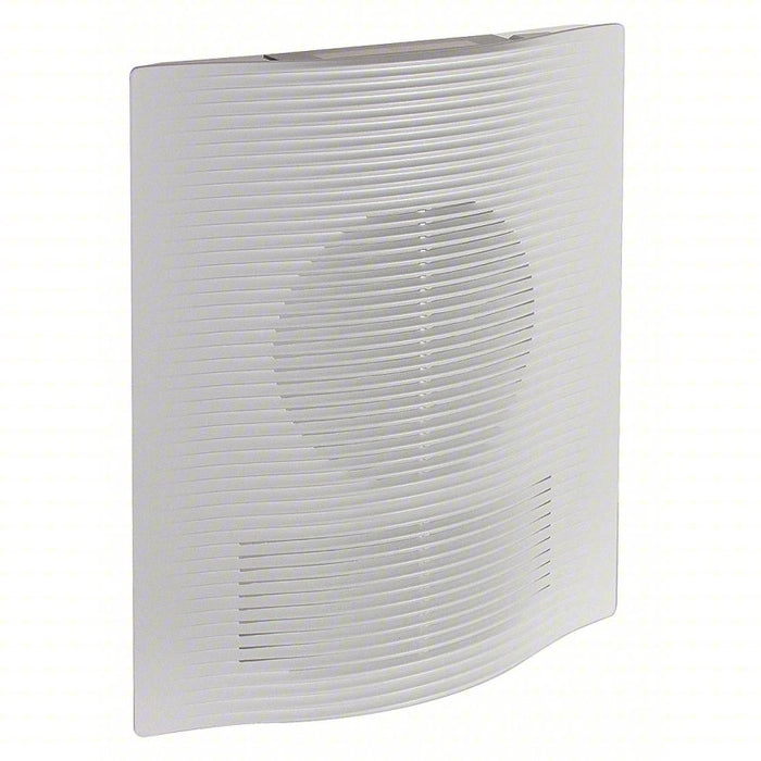 Recessed Electric Wall-Mount Heater: 900W/1,800W, 120V AC, 1-phase, White