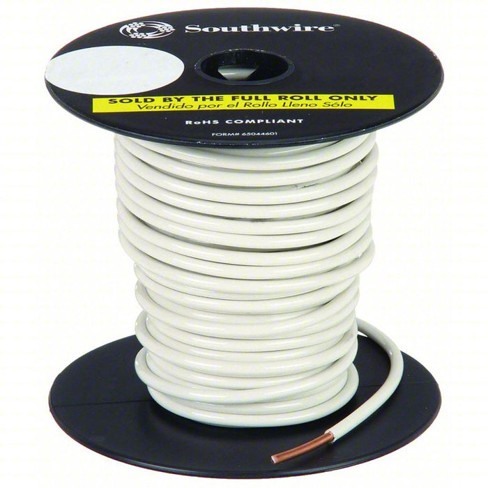 Building Wire: 10 AWG Wire Size, 1 Conductors, 100 ft Lg, THHN