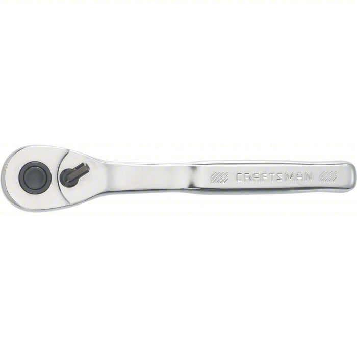 Hand Ratchet: Pear, 1 3/4 in Overall Lg, Chrome