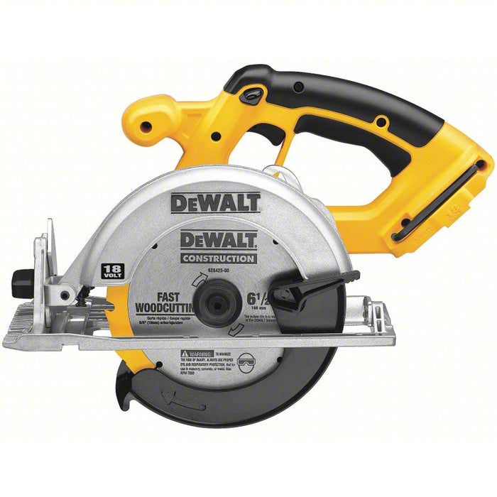 Cordless Circular Saw, 6 1/2 in Blade Dia., Left Blade Side