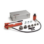 1/2 in. to 2 in. Hydraulic Knockout Kit with Hand Pump.