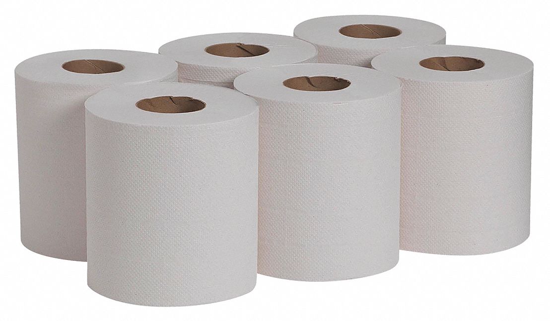 Paper Towel Roll 520 White PK6
