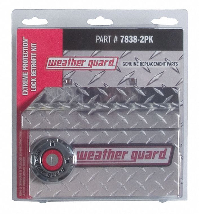 WEATHER GUARD Replacement Lock Retro Fit Kit, PK2