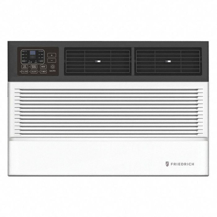 Through-the-Wall Air Conditioner: 14,000 BtuH, 550 to 700 sq ft, 230V AC, 6-20P, 230V AC