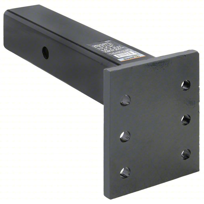 Pintle Hook Mounting Plate: 16,000 lb Gross Vehicle Wt Capacity, 2 1/2 in x 2 1/2 in