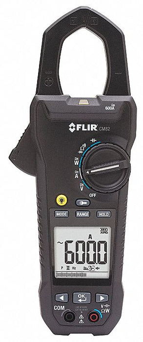 Digital Clamp Meter: Clamp-Jaw Jaw, CAT III 1000V/CAT IV 600V, TRMS, 600 A Max. AC Current