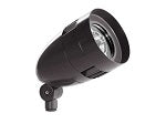 RAB Lflood 13W Warm LED Bullet With Hood And Lens Bronze 300