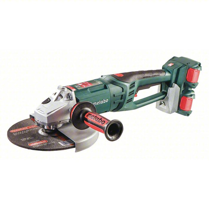 Angle Grinder: 9 in Wheel Dia, Paddle, without Lock-On, Brushless Motor, (1) Bare Tool, 18V DC