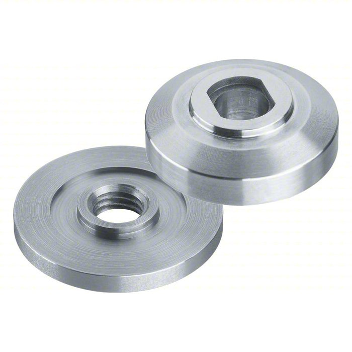 Type 1 Wheel Mounting Flange Set: 5/8"-11, For 2 in to 3 in Wheel
