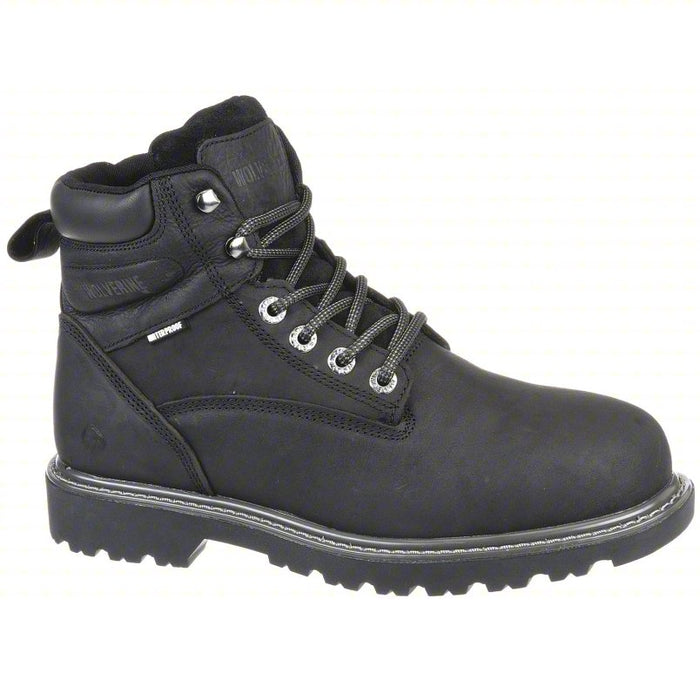 Work Boot: EW, 13, 6 in Work Boot Footwear, Men's, Black, 1 PR