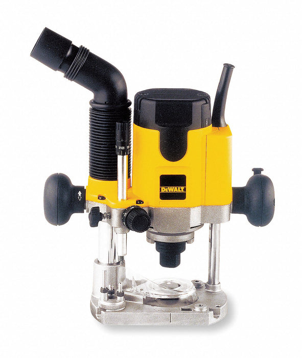 Router: Mid-Size, Plunge Base, 2 hp, Variable Speed, 24,000 RPM, 1/4 in_1/2 in Collet