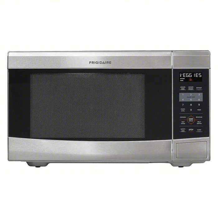 Microwave: Stainless Steel, 1.6 cu ft Oven Capacity, 1,100 W Cooking Watt