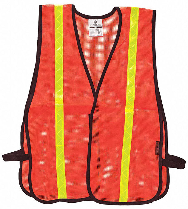 ML KISHIGO Orange/Red with LimeSafety Vest