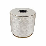 Rope: 3/8 in Rope Dia, White, 600 ft Rope Lg, 450 lb Working Load Limit, Double Braid