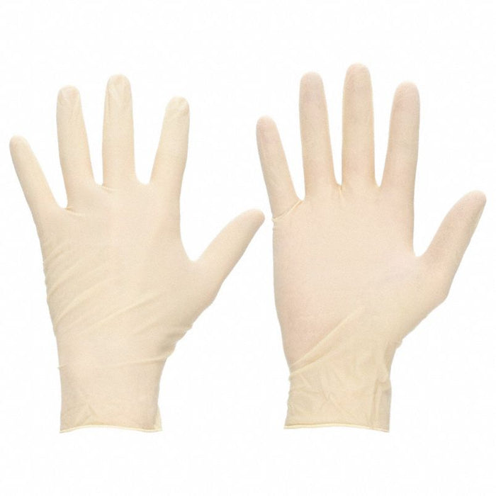 Disposable Gloves: Gen Purpose/Medical-Grade, M ( 8 ), 6 mil, Powder-Free, Latex, 100 PK