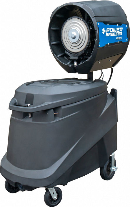 High Velocity Industrial Fan: 23 in Blade Dia, 85 gal Water Capacity, 110 V AC, 5-15P