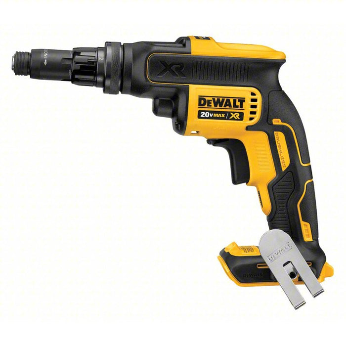 Screw Gun: 1/4 in Hex Drive Size, 2,000 RPM Free Speed, Brushless Motor, (1) Bare Tool, 20V DC