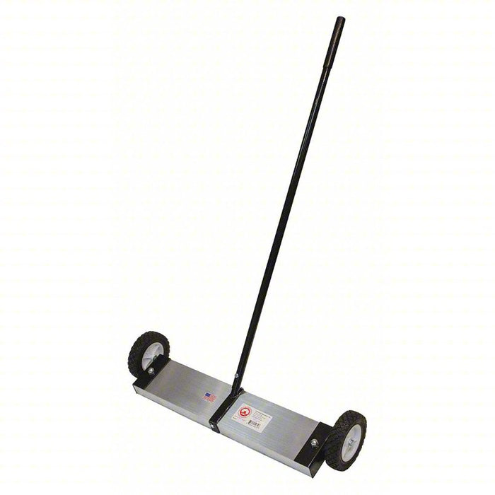 Floor Sweeper: Magnetic, 24 in, 5 in Lg, 28 1/2 in Wd, 24 in x 5 in Surface Size