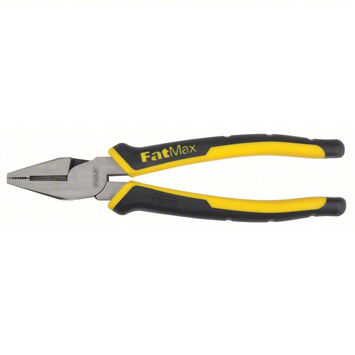 Linemans Plier: 7 1/2 in Overall Lg, 1 3/8 in Jaw Lg, 1 in Jaw Wd, 1/2 in Jaw Thick, Tether Ready