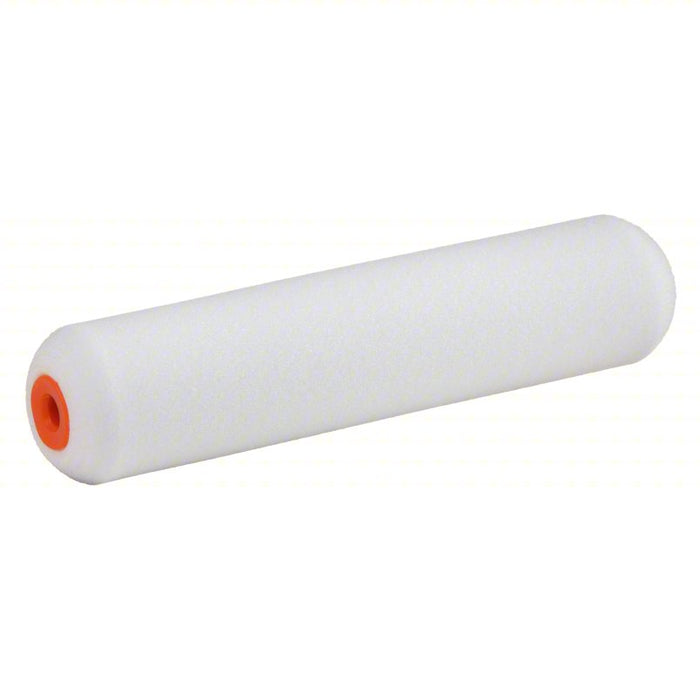 Mini Paint Roller: 6 1/2 in Lg, 0 in Nap Size, Foam, High-Density Domed Foam, Std, 10 PK